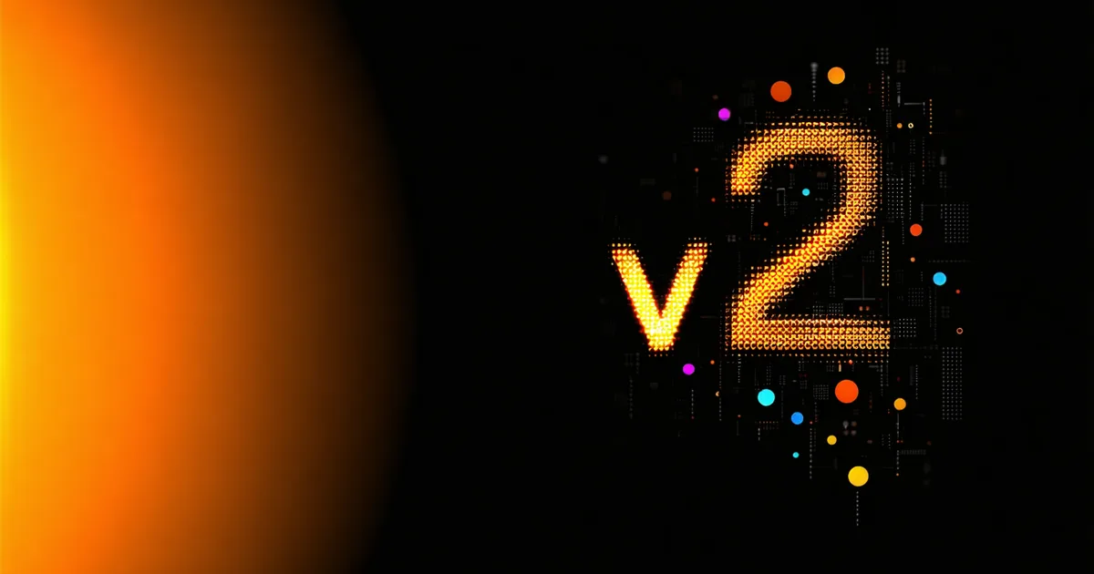 Product v2 release announcement visual