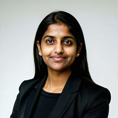 Portrait of Priya Nair, Co-Founder and CEO of Replixa